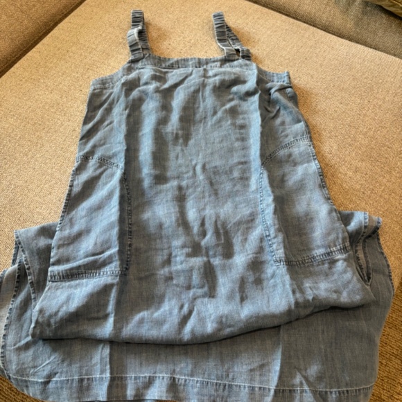 Splendid Collection long chambray shift dress MEDIUM - Picture 4 of 6